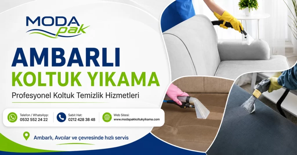 ModaPAK Halı ve Koltuk Yıkama Ambarlı koltuk yıkama hizmeti görseli