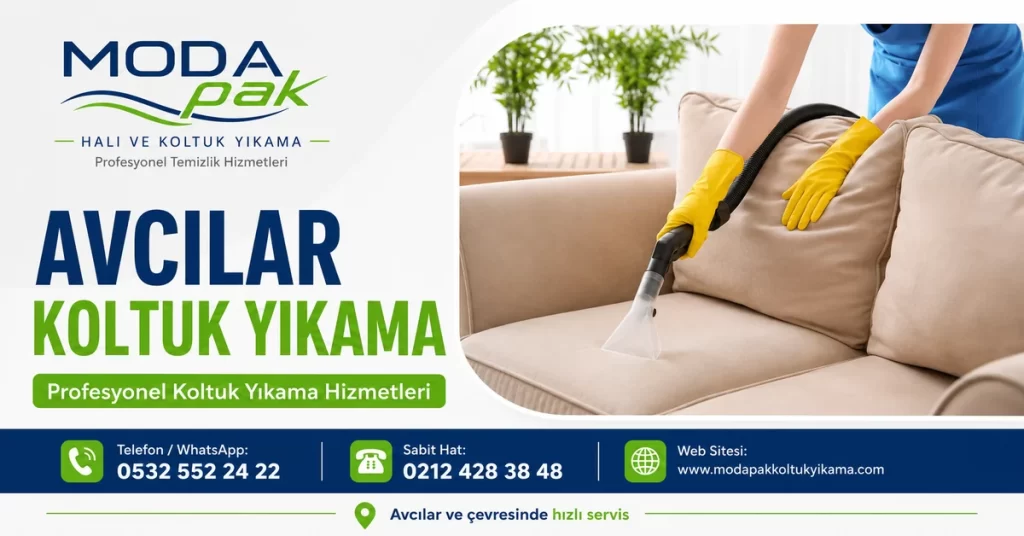 ModaPAK Halı ve Koltuk Yıkama Avcılar koltuk yıkama hizmeti görseli