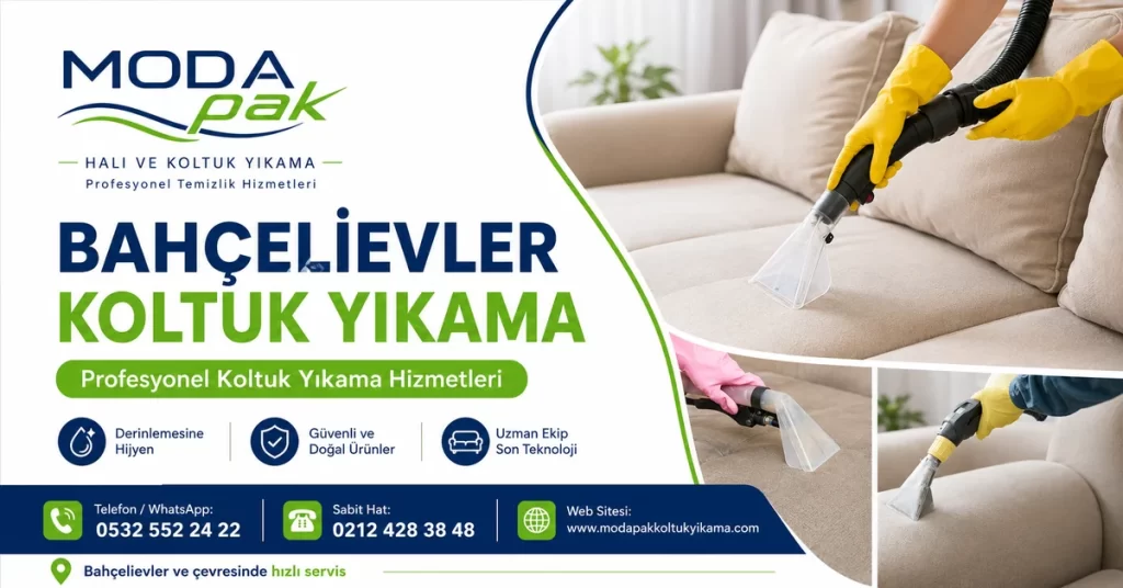 ModaPAK Halı ve Koltuk Yıkama Bahçelievler koltuk yıkama hizmeti görseli