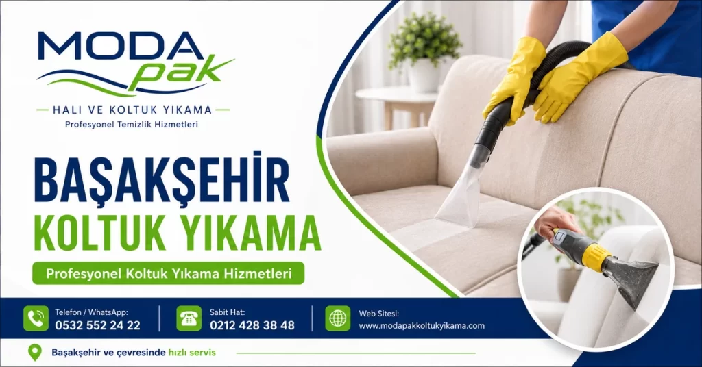 ModaPAK Halı ve Koltuk Yıkama Başakşehir koltuk yıkama hizmeti görseli