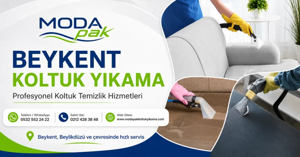 ModaPAK Halı ve Koltuk Yıkama Beykent koltuk yıkama hizmeti görseli