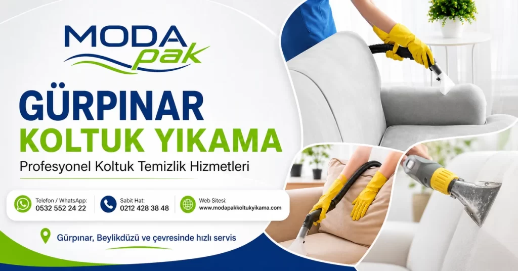 ModaPAK Halı ve Koltuk Yıkama Gürpınar koltuk yıkama hizmeti görseli