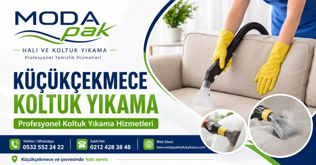 ModaPAK Halı ve Koltuk Yıkama Küçükçekmece koltuk yıkama hizmeti görseli