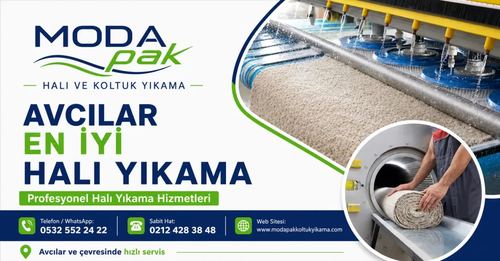 ModaPAK Halı ve Koltuk Yıkama Avcılar en iyi halı yıkama hizmeti görseli