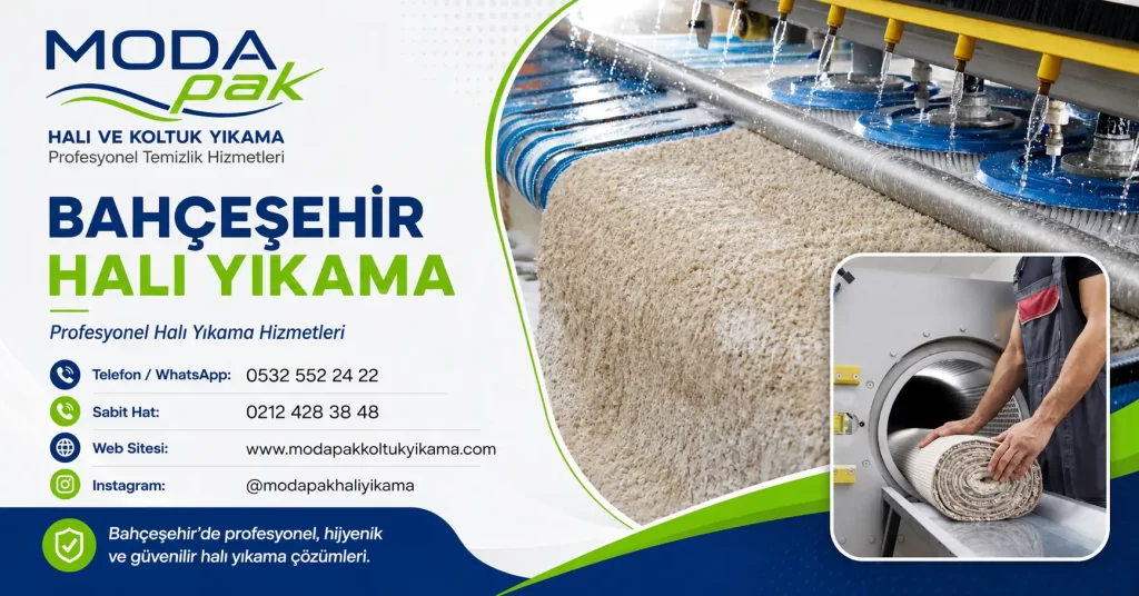 ModaPAK Halı ve Koltuk Yıkama Bahçeşehir halı yıkama hizmeti görseli