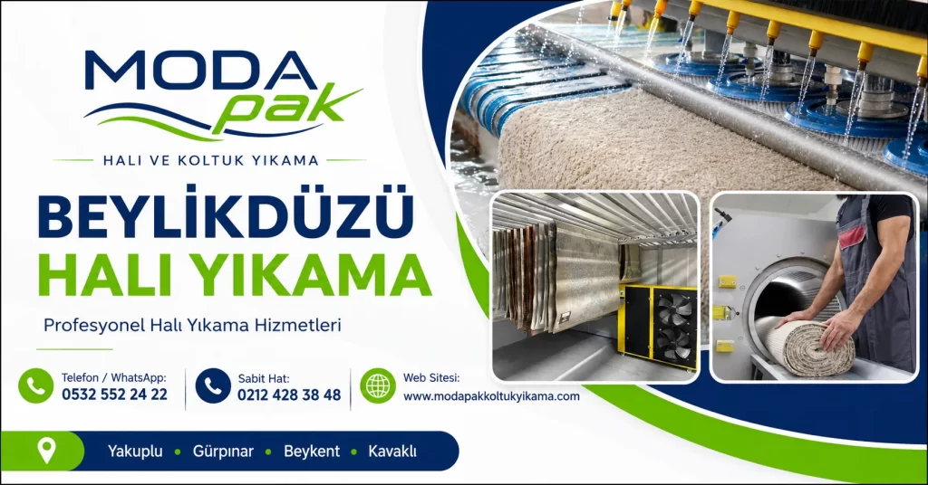 ModaPAK Halı ve Koltuk Yıkama Beylikdüzü halı yıkama hizmeti görseli