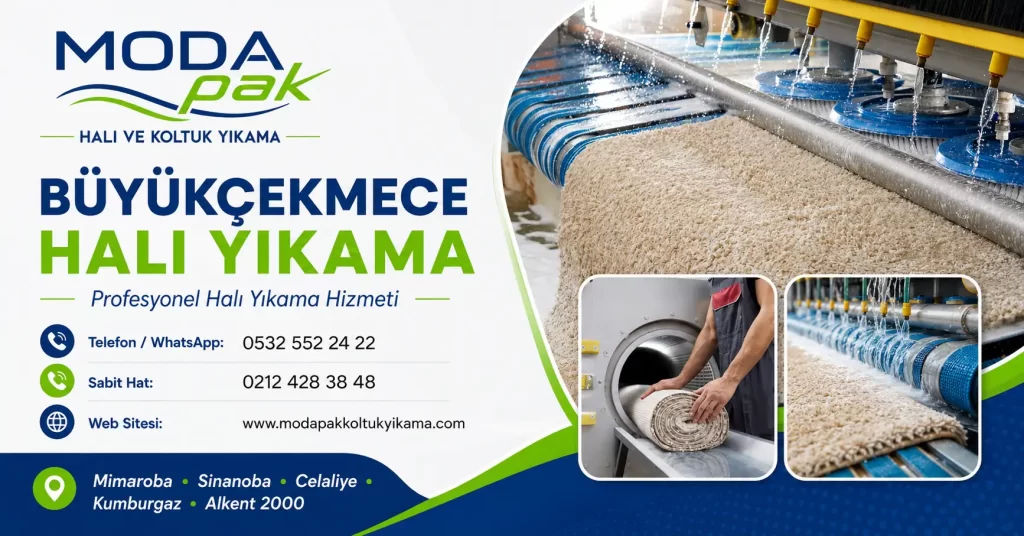 ModaPAK Halı ve Koltuk Yıkama Büyükçekmece halı yıkama hizmeti görseli