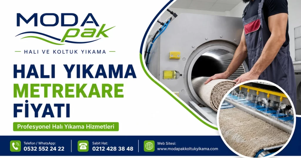 ModaPAK Halı ve Koltuk Yıkama halı yıkama metrekare fiyatı görseli
