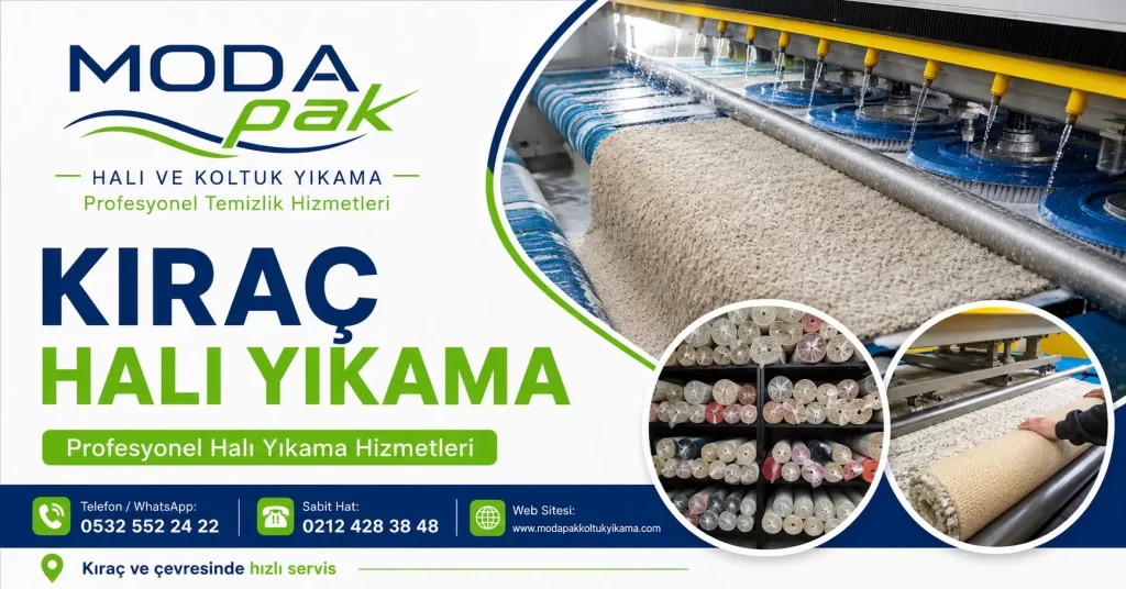 ModaPAK Halı ve Koltuk Yıkama Kıraç halı yıkama hizmeti görseli