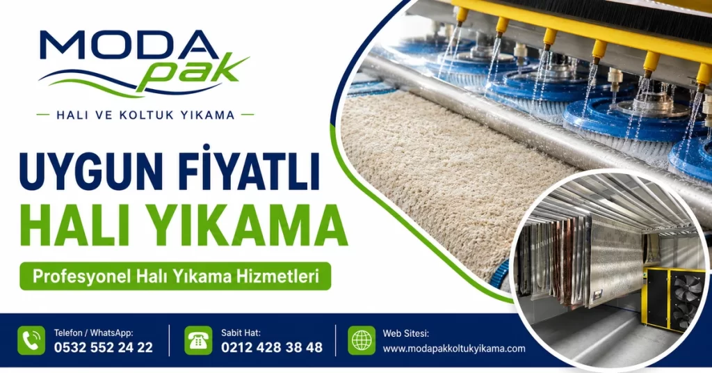 ModaPAK Halı ve Koltuk Yıkama uygun fiyatlı halı yıkama hizmeti görseli